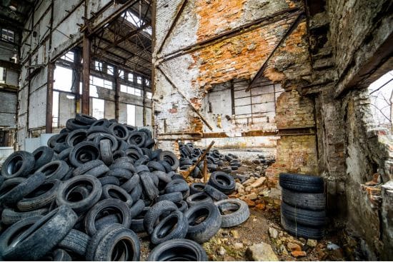 rubber tires disposal