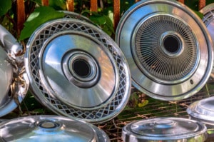Selling Old Hubcaps