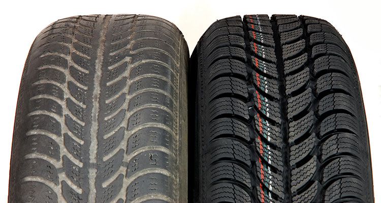 New Versus Used Tire 